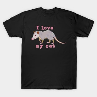 I Love My Cat T-Shirt